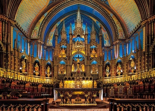 黄金のノートルダム聖堂-カナダ