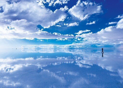 天空の鏡ウユニ塩湖‐ボリビア