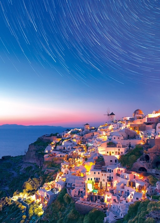星降るサントリーニ島‐ギリシャ