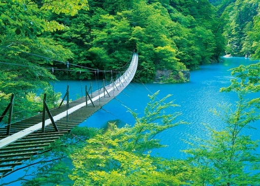 寸又峡の夢の吊橋‐静岡