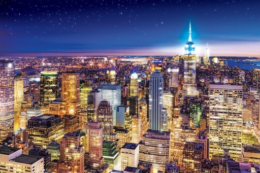 ニューヨークの夜景 — アメリカ