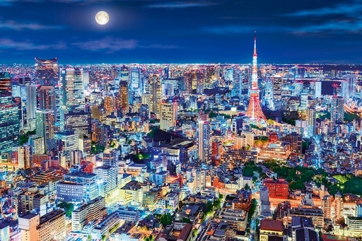煌めく東京の夜