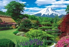 忍野より望む富士