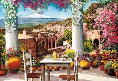 タオルミーナでオリーブを